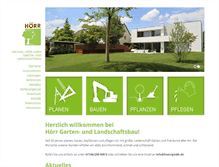 Tablet Screenshot of hoerrgmbh.de
